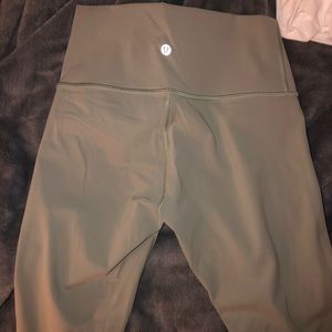 sage green lululemon nulux leggings